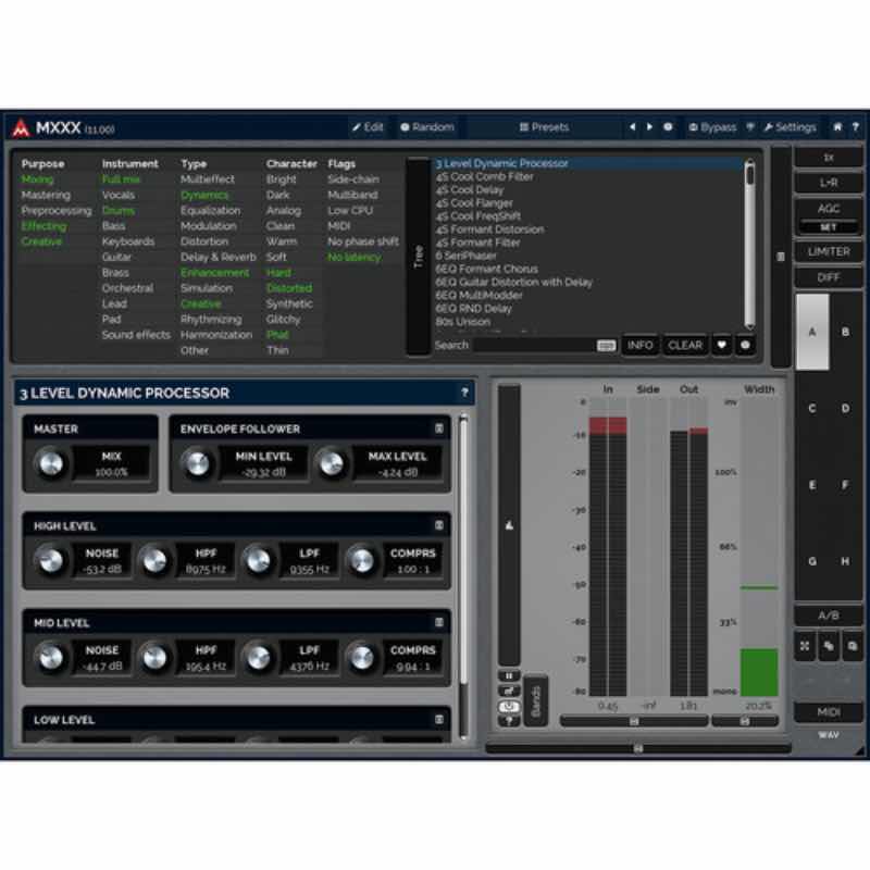 MeldaProduction MXXX Core Software (Download) - MusicMann Studios