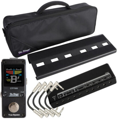 Pedal Board Power Bank Tuner Patch Cables Bundle