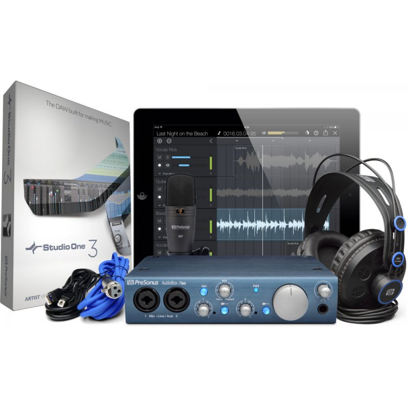 PreSonus AudioBox iTwo Studio Bundle